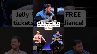 Jelly Roll gives away concert tickets to our audience [upl. by Nosnor]