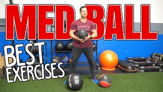 Medicine Ball Full Body Workout  7 exercises for Strength amp Power [upl. by Sonitnatsok846]