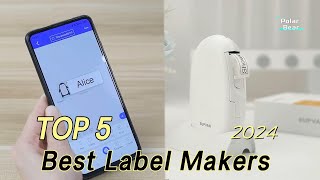 TOP 5 Best Label Makers 2024 [upl. by Nalhsa]