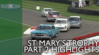 St Marys Trophy Part 2 Highlights  Goodwood Revival 2018 [upl. by Farly]