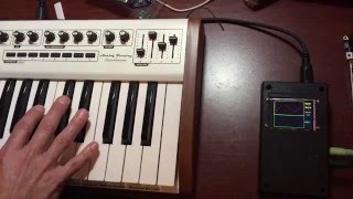 Teensy 31 Wavetable based mono synthesizer [upl. by Strain212]