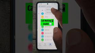 How to activate call waiting on one plus 10r  call waiting setting [upl. by Akehsar]