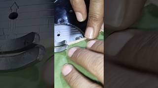 Gale mein piping lagane ka tarika stitching shortvideo designeraelisha [upl. by Metah682]