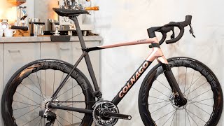 Colnago C68 Bicolor stock build Sram x Princeton [upl. by Llyrpa]