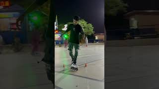 mix slalom skill😂😱😱hamzaskater ayazskatingclub skating shortvideo viralvideo [upl. by Eladnwahs]