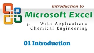 Excel for Chemical Engineers l 01 l Intro 11 [upl. by Southworth77]