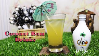 Easy Coconut Rum Drinks  best mixer for coconut rum  drinks with cabo coconut rum [upl. by Ellison700]