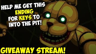 DESTROYING BALLTRAP and giving away FNAF Into Pit Keys on Stream [upl. by Mossman274]