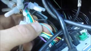 Pioneer App radio 3 Parking brake bypass Microbypass [upl. by Airitac535]