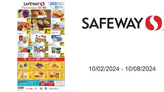 Safeway Weekly Ad US  10022024  10082024 [upl. by Vudimir]