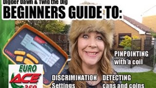 Beginners Guide to Metal Detecting  Discrimination pinpointing amp detecting a coin GARRETT 350 7 [upl. by Geiss432]