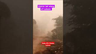 1st smog in lahore full time zero vision fog smog lahore punjab pakistan punjabi condition [upl. by Athelstan]