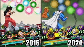 The Evolution of F2P Teams in DBZ Dokkan Battle 20162024 [upl. by Erdeid]