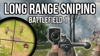 BATTLEFIELD 1 SNIPING 100M HEADSHOTS  BF1 ALPHA [upl. by Traweek]