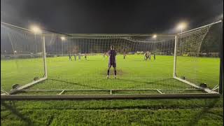 Stan Flaherty penalty for Kingstonian 20 v Sutton Common Rovers [upl. by Canfield]