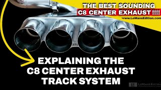 C8 Corvette Center Exhaust By LeMans Edition TRACK SYSTEM EXHAUST LeMansEditionExhaust [upl. by Ahsitniuq]