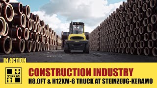 Hyster Trucks  Construction Industry  SteinzeugKeramo [upl. by Annaiek882]