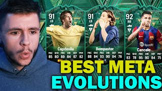 THE BEST META PLAYERS TO USE IN THE PEPS LEGACY EVOLUTION  EA FC 24 ULTIMATE TEAM [upl. by Richter]