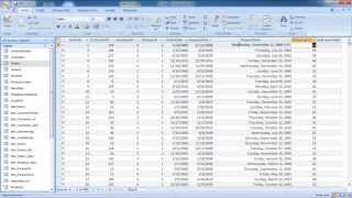 How to Format Date and Time Values in Access [upl. by Alya]