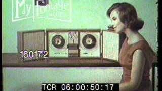 1966 Wollensak ReeltoReel Tape Recorder TV Commercial [upl. by Llertnauq660]