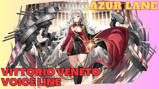 AZUR LANE  Battleship Vittorio Veneto Voice Line quot Japanese Audio quot [upl. by Bough]