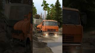 KAMAZ6522 spintires [upl. by Oinotnas]