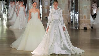 Elie Saab Bridal Spring 2024  Barcelona Bridal Fashion Week [upl. by Reina130]