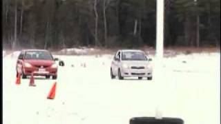 All Season vs Winter tires Front Wheel Drive [upl. by Saiasi]