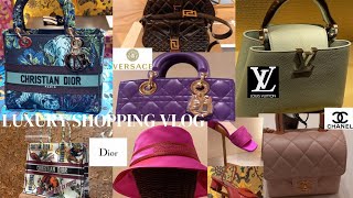 New In DiorLVChanelVersaceGucciLuxury Shopping Vlog in Harrods London [upl. by Ferrell878]