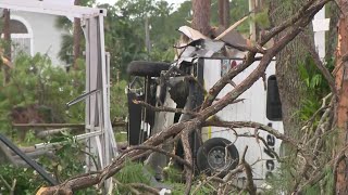 Millions without power debris everywhere after Hurricane Milton sweeps through Florida [upl. by Yoshi]