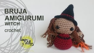 Tutorial Amigurumi Bruja Witch [upl. by Ailee]