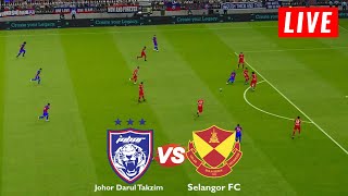 Johor Darul Takzim vs Selangor FC efootball pes21 gameplay [upl. by Linneman]