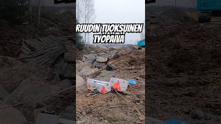 Räjäytystyömaa vasa vaasa excavator kobelco tnt boom [upl. by Hindu]