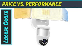 JJC Security Floodlight Camera Outdoor 1080P Smart Motion Sensor Lights with Camera [upl. by Suk]