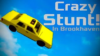 Crazy stunt i found on Brookhaven [upl. by Vala]