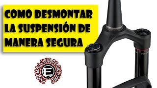 Manera segura para desmontar la suspensión de tu MTB [upl. by Eiramanna601]