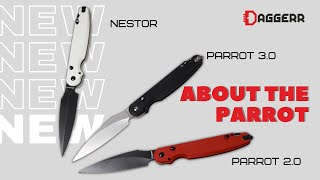 LETS TALK ABOUT PARROT knives from Daggerr [upl. by Adolphus986]