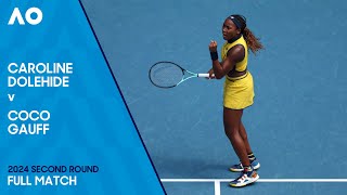 Caroline Dolehide v Coco Gauff Full Match  Australian Open 2024 Second Round [upl. by Falcone706]