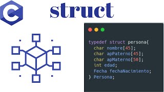 Cómo manejar estructuras en C struct [upl. by Rufena]