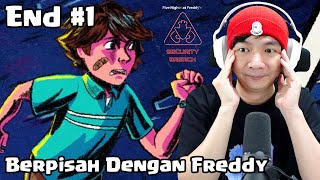 Berpisah Dengan Freddy  Five Nights at Freddys Security Breach  FNAF  Indonesia  Ending 1 [upl. by Witte]