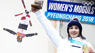 🇫🇷 Perrine Laffont wins FIRST Gold 🥇  Womens Moguls 2018 [upl. by Idelia778]