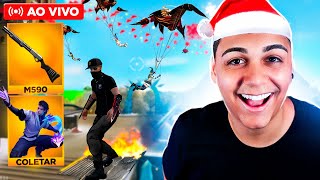 💙 FREITAS AO VIVO 💙 GRANDE ATUALIZAÇÃO 💙 FREE FIRE MOBILE 💙 [upl. by Ellehcsor]