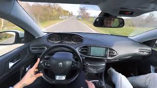 2015 Peugeot 308 20 HDI 150 eat6 POV TEST DRIVE [upl. by Fausta306]