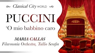 Giacomo Puccini Maria Callas  O mio Babbino Caro Restored Audio 1959 [upl. by Euqinna]