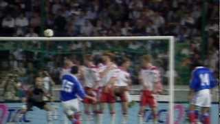 Francja  Polska 1995 11  France  Poland 1995 11  Białoczerwone jedenastki HD [upl. by Crofoot]