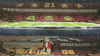 Galatasaray Choreography  Galatasaray vs Fenerbahce  Ultras Way✔ [upl. by Araldo]