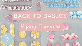 Piping Tutorial Learn How to Pipe To Perfection  Georgias Cakes [upl. by Attener]