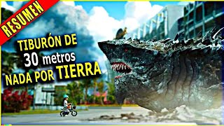 👉 resumen  TIBURÓN NADA POR TIERRA CAZANDO HUMANOS  TIBURON ZOMBIE  ahora te cuento [upl. by Neelra]