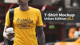 TShirt Mockup  Urban Edition Vol 2 [upl. by Gaddi]