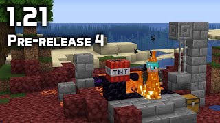 News in Minecraft 121 Prerelease 4 [upl. by Inava]